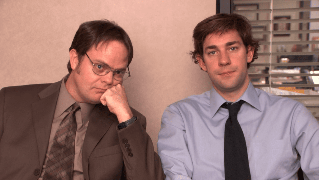 The Office’s Rainn Wilson and John Krasinski Reunite Over Jack Ryan